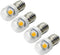 Ruiandsion 4pcs E10 LED Bulb 3V 0.6W 5050 1SMD White 6000K Upgrade for Lamps Flashlights Torch Light