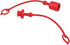 Hydraulic Coupler Kit, 1/4'' ISO-B 5675 7241 AG Male Female Dust Cap and Plug Cover with Red Cap Retention