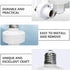 E27 Bulbs Outanaya Voice Control Lamp Holder Socket Smart Voice Activated Light Socket Compatible with Led Incandescent