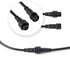 BTF-LIGHTING 5 Pin Electrical Connector 22AWG IP65 Male Female Connector 7.87in/20cm Extension Cable for LED Strip