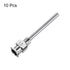 10pcs 14Gauge Stainless Steel Dispensing Needles, 1" All Metal Glue Needle Tube Blunt Tips for Thick Liquids