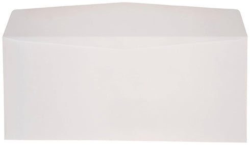 School Smart Window Envelopes, Gummed Flap Closure, No 10, White, Pack of 500