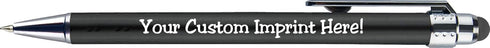 Express Pencils 12 Personalized Pens with Stylus Tip -Bright Vibes- Click action - Custom - Black writing - Printed