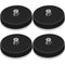 4Pack Anti-Scratch Mounting Magnets, 30LBS Rubber Coated Neodymium Magnets with M4 Threaded