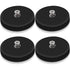 4Pack Anti-Scratch Mounting Magnets, 30LBS Rubber Coated Neodymium Magnets with M4 Threaded