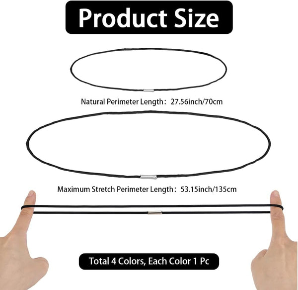 4Pcs 4 30 Garbage Can Rubber Bands Durable Garbage Bag Holder Fits to Gallon Trash Cans High Elasticity for Kitchen