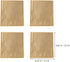 21x25cm 100pcs Packaging KESYOO Kraft Paper Bread Bags with Window Grease-resistant Bakery Bread Storage Bags