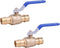 LD Valve, 3/4-in ProPEX Ball Valve 1/4 Turn, 3/4" PEX A Valve in LF Brass (2-Pack)