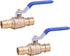 LD Valve, 3/4-in ProPEX Ball Valve 1/4 Turn, 3/4" PEX A Valve in LF Brass (2-Pack)