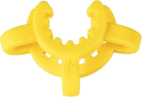 Plastic Joint Clips, 10 pcs 14 mm Lab Keck Clamp #14 for 14/20 Joint Glass Standard