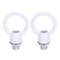 PATIKIL 18Lb Load Lamp Female Loop Holder, 2 Set Lifting Eye M10 Fine