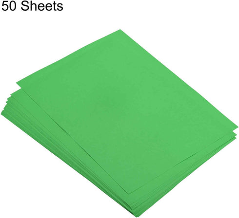 50 8.3 11.7Inch 80gsm MECCANIXITY Sheets Colored Copy Paper x Printer Paper Emerald Green for Office Printing, Document