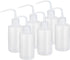 PATIKIL 6pcs 250ml Wash Bottle, Plastic Squeeze Narrow Mouth for Lab Cleaning Washing Storage, Clear