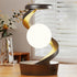 Generic 15w Creative Design Table Lamp, Rotatable Hanging Light with Wireless Charging Function, Modern RGB Color