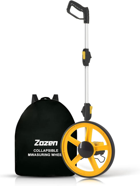 Zozen Folding Portable Distance Measuring Wheel for Professional Engineering, Measures Up to 10,000Feet
