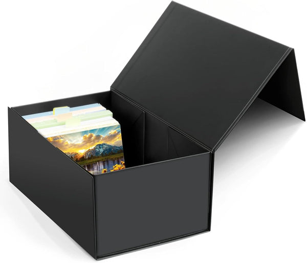 tutata 4X6 Index Card Holder, Index Card Storage Box 4 x 6