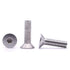25 PCS 1/4-20 x 1/2" Flat Countersunk Head Socket Cap Screws - 304 Stainless Steel, Full Machine Thread Coverage