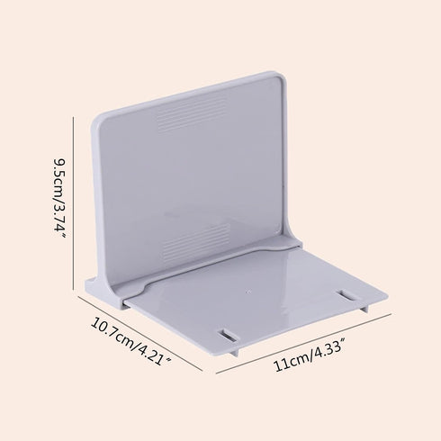 kobeIeen 4.33x4.21x3.74 inches 110x107x95mm Bookends Support Desk Organizer Book Stopper Non-Skid for Book Shelves