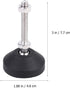 4pcs DOITOOL Furniture Support Height Adjustable Stand Swivel Accent Chair Metal Chairs Floor Couch Adjustable Table