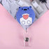 Pink Pig Retractable Badge Reel, Name Card Holder Lanyard, Cute Nurse Badge Holder for Office, School Supplies