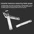 Stainless Steel Feeler Gauge - Dual Reading Combination Gap Thickness Measure Inch & Metric 0.127-0.508mm / 0.005
