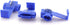 ZYAMY 100PCS Scotch Lock Quick Splice Wire Terminals - Cold Pressed Insulated Snap Lock Connectors for AWG 16-14