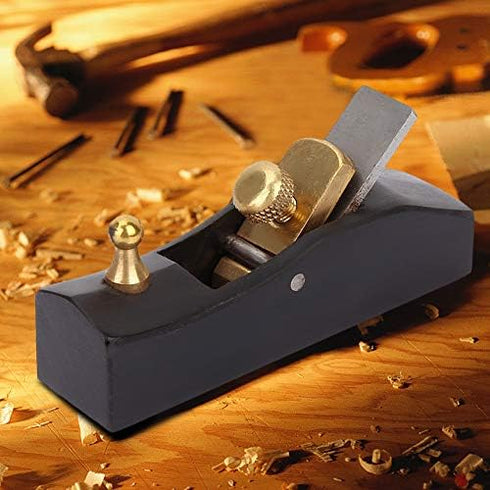 ViaGasaFamido Mini Flat Hand Plane, Portable Woodworking Trimming Tool for Woodcarver (80mm)