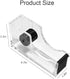 Multibey Clear Black Acrylic Tape Dispenser, Heavy Duty 1-Inch Core Nonslip Desktop Adhesive Tape Cutter with 1 Roll