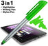 Stylus Ballpoint Pen with Highlighter Tips - 3-in-1 Stylus for Touchscreens, Pack of 10