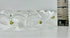 Generic 3.8 0.8 8 0.9" x with Gold Pins Crystal Glass Chandelier Bobeche Center Hole