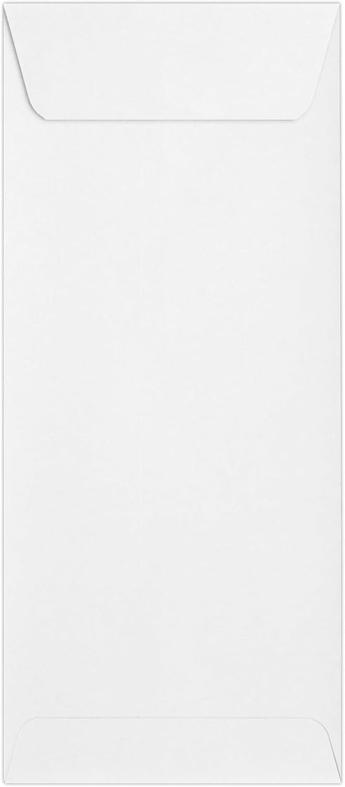 LUXPaper #10 Policy Business Envelopes | Peel & Press | 4 1/8" x 9 1/2" | Bright White | 80lb. Text | 50 Qty by LUXPaper