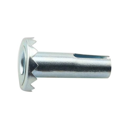 heyous 8PCS Metal Caster Sockets - 3/8" x 1-1/4" Furniture Insert Wheel Mounting Stem for Chair Legs