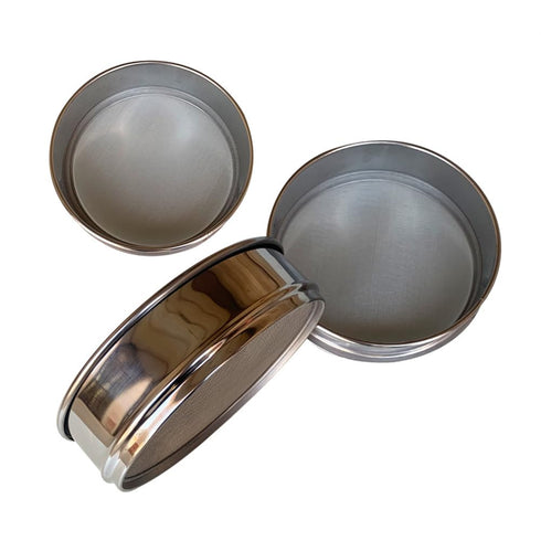 Lab Sieves 500 Mesh, Economy Test Sieve #500 Mesh, 8'' Diameter, Stainless Steel Wire Cloth