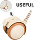 4pcs Ciieeo Heavy Duty Crib Wheels Brakes Fit Furniture Casters for Nursery Noise-reducing Rubber Rollers Replacement