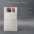 Pocket Protector, Leather Pen Pouch Holder Organizer for Shirts, Holds 5 Pens, Thick PU Leather, White, 2 Per Pack