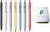 Uni-Ball One F Gel Pen Set, 0.38mm & 0.5mm, 7 Body Colors with Sticky Notes