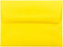 JAM PAPER A2 Colored Invitation Envelopes, 4 3/8 x 5 3/4, Yellow Recycled, 50/Pack