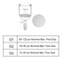 StonyLab Borosilicate Glass Buchner Funnel with Coarse Frit (G1), 76mm Inner Diameter, 250ml