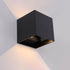 Gsycle LED Square up and Down Light, Up and Down Outdoor Wall Lights Fixture Aluminum Hardwired Square Modern Wall