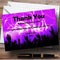 The Card Zoo Purple Black Disco Dancing Personalized Party Thank You Cards