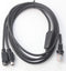 ezonpinzv PS/2 KBW Keyboard Wedge Barcode Scanner Cable Compatible with Metrologic MS7120 MS9540