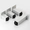 TXGJWRA 4 Pack Furniture Legs, 15cm Heavy Duty DIY Furniture Metal Table feet,