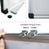 XIWODE Magnetic Dry Erase Board - Wall-Mounted Whiteboard, 24 x 36 inches, Lightweight Portable with Silver Aluminum
