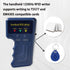 FIYYIA 125khz 5 T5577 5 Handheld RFID Reader Writer,AWID and HID Copier with Keyfobs & White Cards