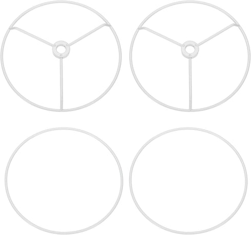 PATIKIL 6 Inch Lamp Shade Ring, 2 Set Metal Lamp Shade Frame