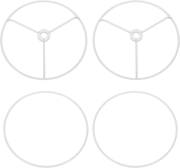 PATIKIL 6 Inch Lamp Shade Ring, 2 Set Metal Lamp Shade Frame