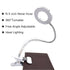 Clip on Lamp Pinkiou Desk Lamp with Clamp for Night Reading Nail Art Makeup Salon LED USB Book Light Clip Clamp Lamp 360 Flexible Gooseneck Bed Lamp 3 Color Models