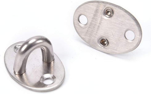 POWERTOOL Cabin Hook, 1pc Heavy Duty Lock Hook and Eye Latch, Solid Stainless Steel Door Lock for Window