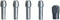 Dremel 4485 Quick Change Rotary Tool Collet Nut Set Medium