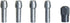 Dremel 4485 Quick Change Rotary Tool Collet Nut Set Medium